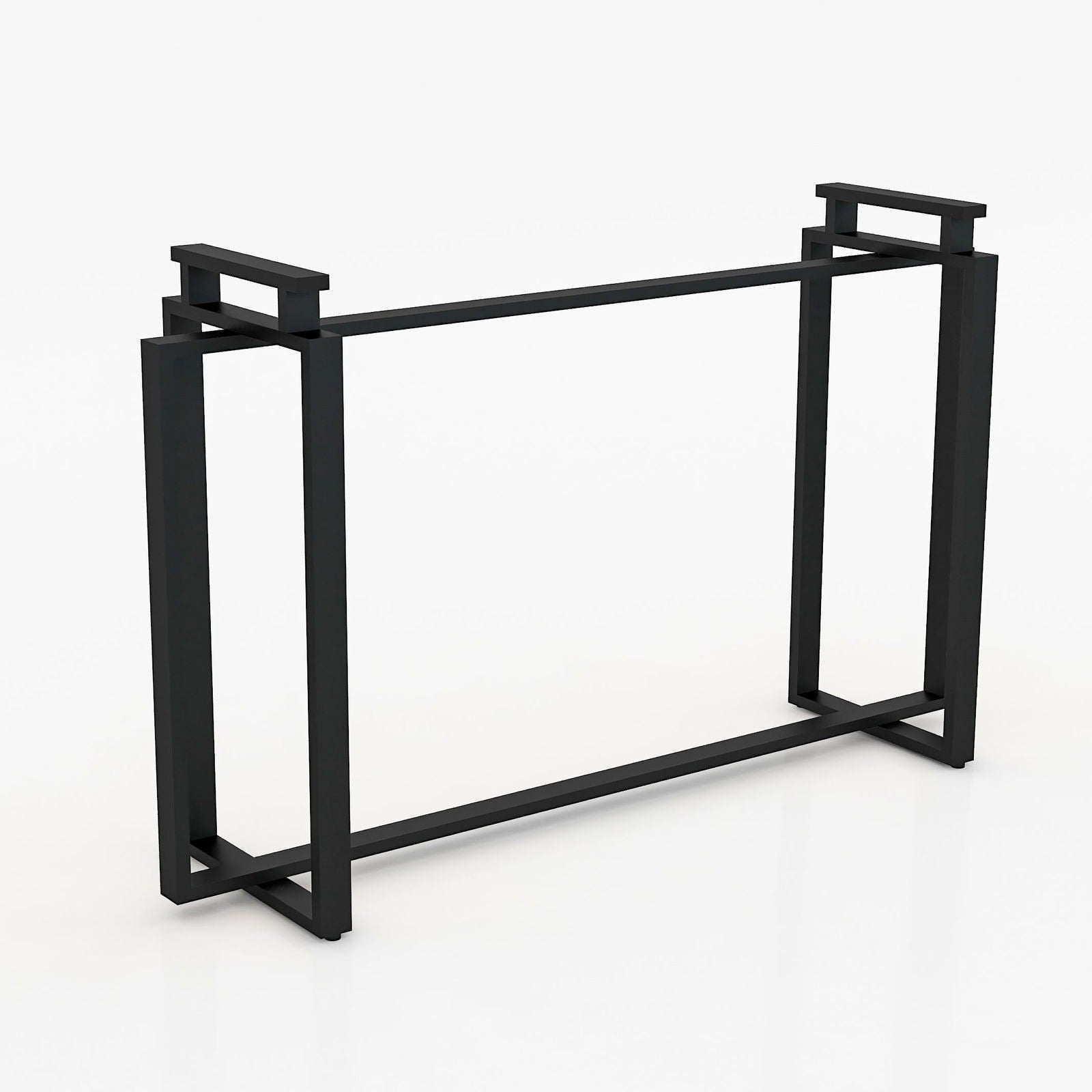 Sheesham Wood Console Table With Black Frame Metal - Furnishiaa -  -
